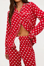 PEPPERMINT BOWS PJ SET