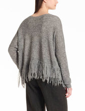 FRINGE SWEATER - Medium Grey