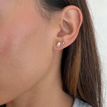 BEBE EARRINGS - Two Tone