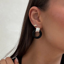 BEBE EARRINGS - Two Tone