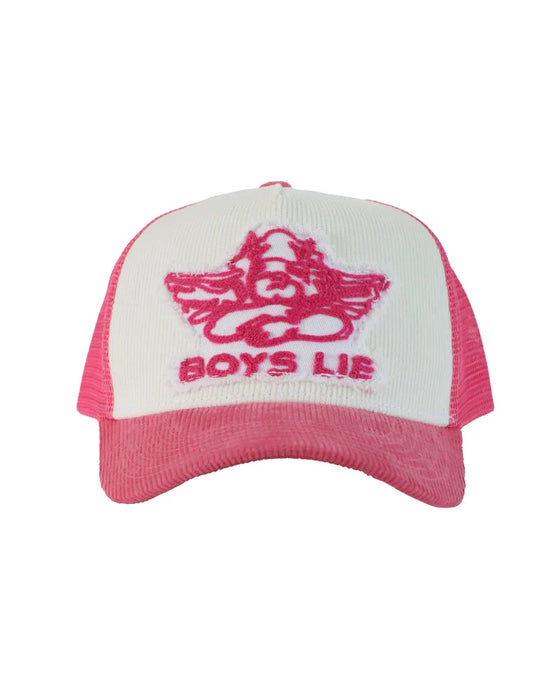 PINK AURA TRUCKER HAT