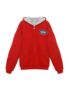 RED FLAGS HARLEY ZIP HOODIE