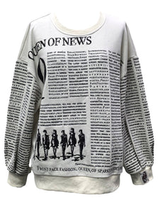 QUEEN OF NEWS SWEATSHIRT