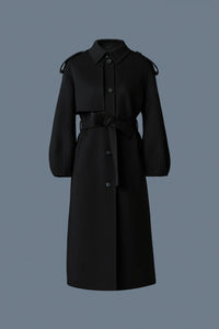 CEYLA WOOL COAT - Black