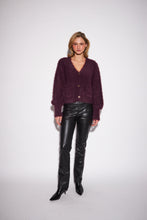 CORDELIA CARDIGAN - Smooth Bordeaux