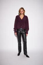 CORDELIA CARDIGAN - Smooth Bordeaux