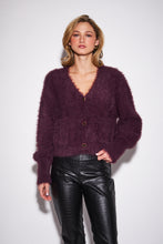 CORDELIA CARDIGAN - Smooth Bordeaux