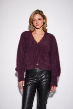 CORDELIA CARDIGAN - Smooth Bordeaux