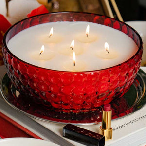 6 WICK BOWL CANDLE - Cherry Gloss