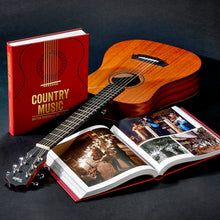 COUNTRY MUSIC BOOK - Red Leather