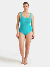 SQUARE NECK COVERAGE - Aqua
