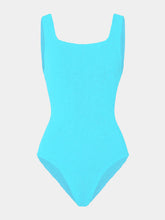 SQUARE NECK COVERAGE - Aqua