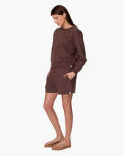 CLOUDSOFT CREW SWEATSHIRT - Chocolate