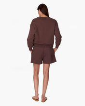 CLOUDSOFT CREW SWEATSHIRT - Chocolate