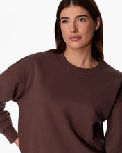 CLOUDSOFT CREW SWEATSHIRT - Chocolate