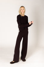 PICO STRIPE PANT - Espresso