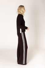PICO STRIPE PANT - Espresso