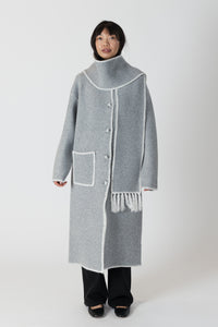 DELANEY LONG COAT - Grey