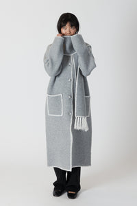 DELANEY LONG COAT - Grey