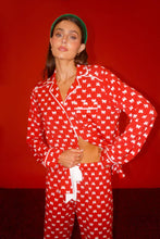 PEPPERMINT BOWS PJ SET
