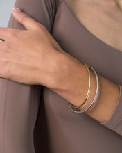 LARGE DANE BANGLE BRACELET SET - Two Tone