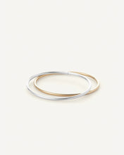 LARGE DANE BANGLE BRACELET SET - Two Tone