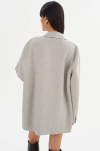 ENNIS OVERSIZED BLAZER - Light Grey