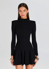SYDONIE DRESS - Metallic Black