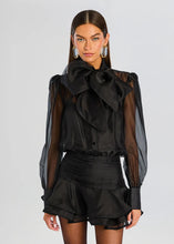 CELANDINE SILK DRESS - Black