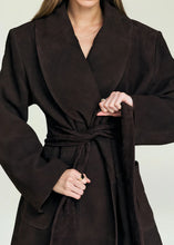 CHANDRA SUEDE JACKET- Tobacco