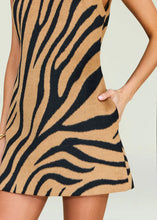 FLORRIE MINI DRESS - Zebra