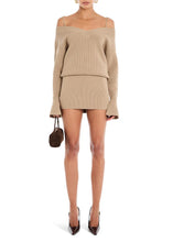 BARBARA MINI DRESS - Desert