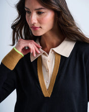DOUBLE DOWN SWEATER - Black