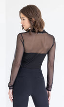 BRIO MESH COMBO TOP - Black