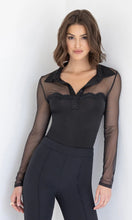 BRIO MESH COMBO TOP - Black