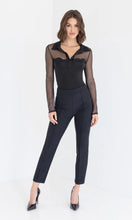 BRIO MESH COMBO TOP - Black