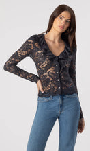 CORSA LACE TOP - Black