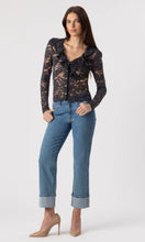 CORSA LACE TOP - Black