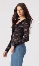 CORSA LACE TOP - Black