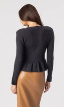 LIRIO POINTELLE CARDIGAN - Black
