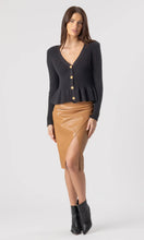 LIRIO POINTELLE CARDIGAN - Black