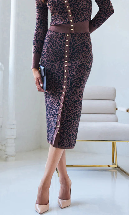 PRIMROSE JACQUARD MAXI SKIRT