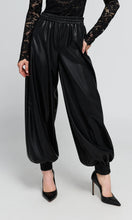 CASSANDRA PANT - Black Vegan Leather