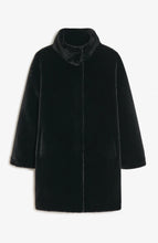 BLAIR FAUX FUR COAT - Black