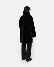 BLAIR FAUX FUR COAT - Black