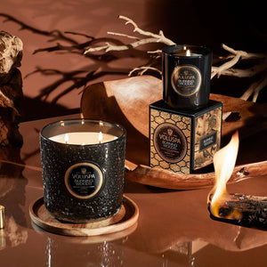 3 WICK LUXE CANDLE - Burning Woods