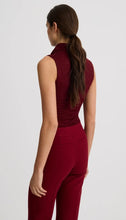 COWL NECK KNIT SHELL - Garnet