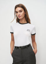 FAVORITE DAUGHTER RINGER TEE - White/Black
