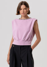 EMBELLISHED TANK SWEATER - Faded Pink