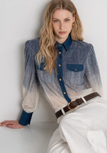 DENIM FADE BLOUSE